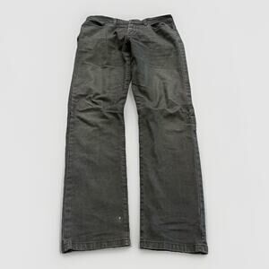 Proof Slim Mens Black Canvas Cotton Blend Jeans Size 32x32